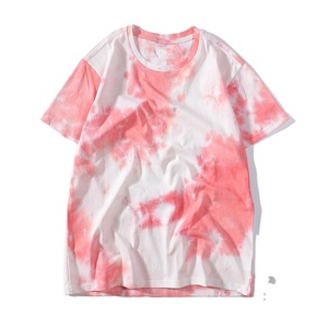 T-shirts délavés à l'acide 100% coton de qualité supérieure pour hommes conception de col rond surdimensionné en gros - Product Image 2