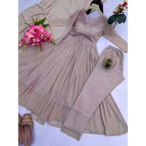 Robes de soirée élégantes avec broderie et paillettes, robe de travail avec pantalon et dupatta pour les soirées - Product Image 5