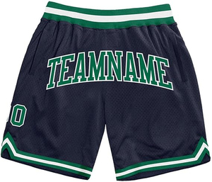 Teamname กางเกงบาสเก็ตบอลขาสั้นผู้ชายเอวยางยืดพิมพ์ลายแบบระเหิดสไตล์สปอร์ตระบายอากาศได้ดี - Product Image 3