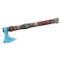 Hache viking de haute qualité en acier inoxydable, lame forgée à la main, manche en bois, fourreau en cuir, hache viking