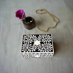 Elegant Bone Inlay <b>Keepsake</b> Jewellery <b>Box</b> Handmade Wooden Decorative Organizer for Luxury Gift Collection - Product Image 4