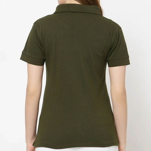 Camiseta Polo Deportiva de Manga Corta para Mujer, Venta al Por Mayor de Fábrica, Top Transpirable para Gimnasio y Actividades al Aire Libre, OEM - Product Image 4