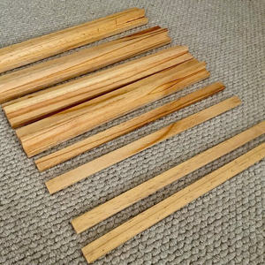 Supports de moulures personnalisables pour présentation de jeux, faciles à installer, lot de 4 supports modernes en bois massif pour tuiles de Mahjong, durables et écologiques - Product Image 6