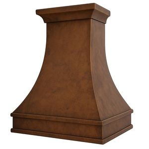 Hotte de cuisine contemporaine en cuivre, conçue pour les maisons de luxe, finition haut de gamme, solution efficace de purification de l'air de la cuisine - Product Image 2