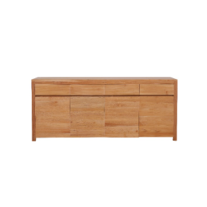 Aparador de Diseño Moderno con 4 Puertas + 4 Cajones, Mueble de Madera para Comedor, Cocina, Sala de Estar, Almacenamiento para Decoración del Hogar - Product Image 1