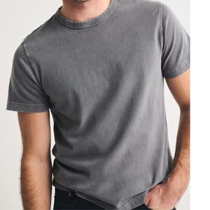 เสื้อยืดโอเวอร์ไซส์สีเทาฟอกแบบสั่งทำขายส่งสำหรับผู้ชาย เสื้อยืดพรีเมียมสไตล์วินเทจสีซีดจาง เสื้อผ้าสตรีทแวร์สุดเท่ เสื้อผ้ากีฬา ODM - Product Image 4