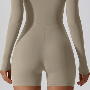 Seamless Yoga <b>Jumpsuit</b> for Women High Performance Fitness Suit Full Body Support Breathable Stretchy Workout Wear - Product Image 5