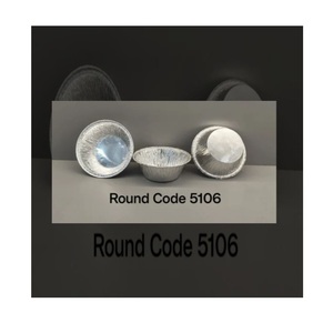 Best Quality Round Aluminium <b>Foil</b> <b>Container</b> 50 ML for Food Restaurant and Sustainable Packaging at Wholesale Price - Product Image 1