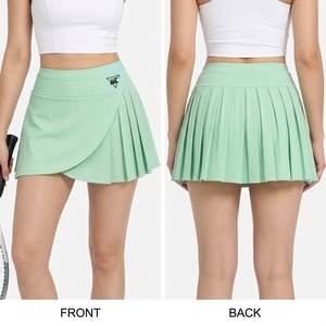 Jupe de tennis respirante pour femme, en tissu extensible doux, offrant une couverture confortable et une performance légère pour l'entraînement au tennis. - Product Image 6
