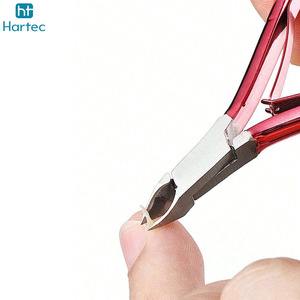 Cortacutículas Profesional con Recubrimiento Rosa, Afilado, de Acero Inoxidable, con Tapa Protectora, Herramientas de Precisión para el Cuidado de las Uñas - Product Image 5