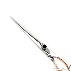 High Quality Professional Top Sale Foldable Lightweight Barber Scissors Cutting Sharp 4Cr13 Stainless Steel Medium Handle - Product Image 5