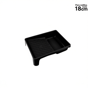 Boîte à peinture noire de 18 cm avec palette en plastique Bandeja Pintor - Product Image 2