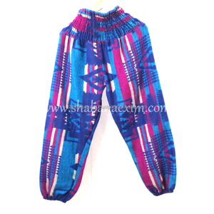 Cozy Blue <b>Harem</b> Pant Fashionable Indian Style Lounge <b>Trouser</b> Quality Pockets Easy Wear Stylish Indian Unisex Plus Size Winter - Product Image 1