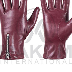 Gants de conduite unisexes confortables en cuir, nouveau design, compatibles écrans tactiles, style uni, tendance - Product Image 6