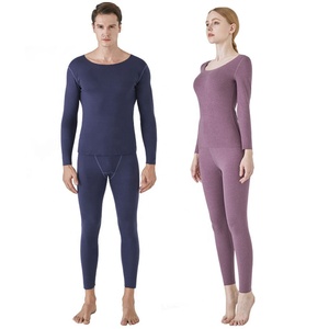 Conjunto de 2 Piezas de Ropa Interior Térmica Personalizada para Hombre y Mujer, Traje Térmico Fino de Invierno, Calzoncillos Largos para Hombre y Mujer, Ropa Interior Térmica Cálida - Product Image 4