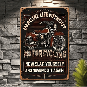 CIFbuy Plaque en aluminium vintage rétro TikTok pour service de retrait Temu, pour bar, garage, man cave, 20,3x30,5 cm - Product Image 1