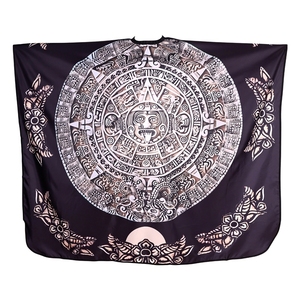 Capa de peluquería con estampado del calendario maya, poliéster, antiadherente, protección para el cabello, 140 cm x 160 cm - Product Image 2