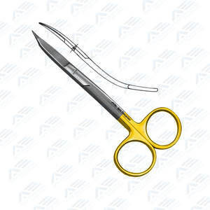 Corte de acero inoxidable en procedimientos orales y maxilofaciales, tijera dental TC vascular, tijeras dentales para tejidos quirúrgicos - Product Image 1