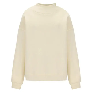 เสื้อสเวตเชิ้ตแขนยาวคอกลมแบบใหม่ขายส่ง ผ้าคอตตอนผสม สำหรับชาวอเมริกัน สีเทา ซิปครึ่งตัวแบบมีฮู้ด - Product Image 1
