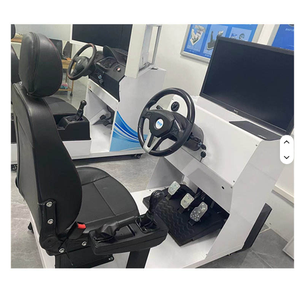 NOUVEAU Simulateur de conduite automobile et camion à trois écrans pour auto-école, équipement de formation professionnelle, garantie 2 ans, cabine à faible bruit - Product Image 4