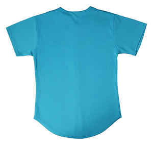 Camisetas de Béisbol Lisas con Impresión Personalizada al por Mayor, Precio Económico, Jersey Azul Sublimado, Unisex, Manga Corta, Logotipo Frontal, Secado Rápido - Product Image 2