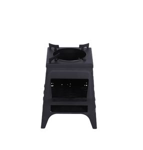 Réchaud de camping portable en acier au carbone, pliable, pour cuisson en plein air, réchaud de <span class=keywords><strong>bushcraft</strong></span> - Product Image 1