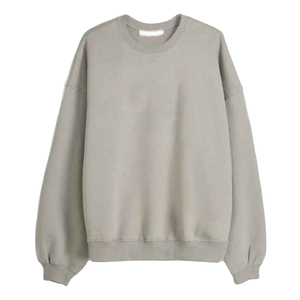 Customized Made Regular Fit Solid Cotton Fleece Women's <b>Sweatshirt</b> <b>Long</b> Sleeve Oversized O Neck Women's <b>Sweatshirt</b> - Product Image 4