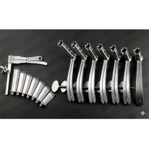 Juego de Retractores para Discectomía Lumbar Caspar – 16 Piezas de Acero Inoxidable Plateado, Instrumentos Ortopédicos para Cirugía de Columna Vertebral - Product Image 1