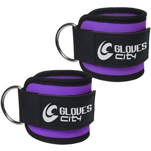 City 2026 Professional Heavy Duty Breathable <b>Lightweight</b> <b>Trainer</b> Gym Gloves <b>Men</b> Women Neoprene Double Ring Closure Workout Ankle - Product Image 6