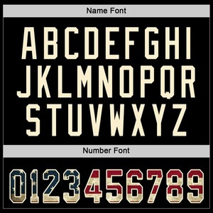 Custom Hockey Jersey Black Vintage USA Flag Cream Team Uniforms Sublimated Ice Hockey Shirt Breathable Mesh Training Sports Wear - Product Image 3