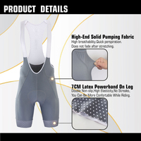 Cuissard de cyclisme léger et respirant pour adulte, personnalisable, en polyester à séchage rapide, marque privée, haute qualité