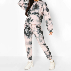 Survêtements de haute qualité pour femme, impression par sublimation, pantalon de jogging et sweat-shirt épais personnalisés pour femme - Product Image 1