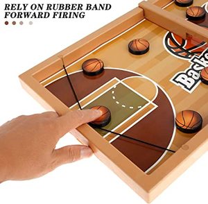 Jeu de table de hockey rapide en bois pour duel de fléchettes, jeux de société interactifs pour enfants, adultes et famille - Product Image 4