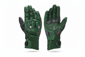 Gants de moto personnalisés OEM ODM en cuir avec protection des articulations, compatibles écran tactile, respirants et antidérapants - Product Image 2