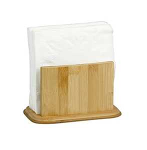Servilletero de Madera con Forma Rectangular, Panel Frontal con Rejilla Geométrica Tallada, Acabado Pulido, Elegante Organizador de Mesa - Product Image 4