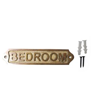 Rustic Metal <b>Wall</b> Mounted Signs with Raised <b>Lettering</b> Decorative Marker Industrial Style Door Sign for Home Office Hotel Shop - Product Image 3