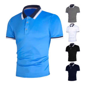 Polo pour hommes à manches courtes, style décontracté, tricoté, motif uni, grande taille, personnalisable, service OEM – Vente chaude - Product Image 6