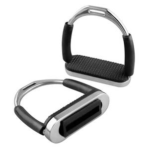 Estribos de Seguridad Ecuestres de Acero Inoxidable y Plástico, Reutilizables y Personalizables, 1 Par para Adultos, con Bisagras Flexibles para Montar a Caballo - Product Image 5