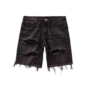 Shorts en jean pour homme à taille mi-haute, respirants et légers, de qualité supérieure, style unique, dernière collection, vente en gros - Product Image 2