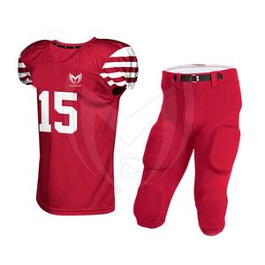 Uniforme de fútbol americano unisex hecho a medida con opción de talla grande conjuntos transpirables de alta calidad MOQ bajo - Product Image 5