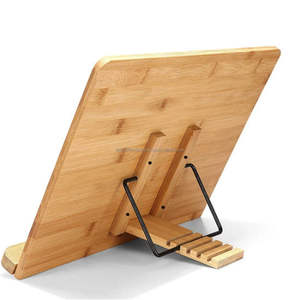Kitchen Wooden <b>Cookbook</b> <b>Holder</b> With Strong Back Support Helping Maintain Straight Viewing Angle For Recipes - Product Image 3