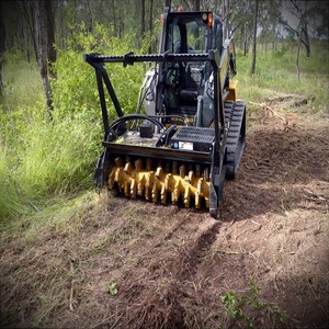 High Capacity Bobcatts Skid Steer Forestry Mulcher Machine For Heavy <b>Vegetation</b> Reduction <b>Brush</b> Cutting And Forestry Work - Product Image 6