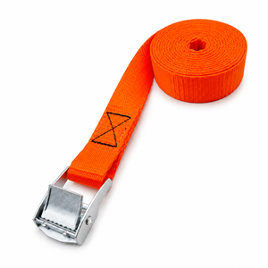 Correa de amarre de poliéster de 25 mm y 250 kg con hebilla de leva sin gancho para asegurar carga en camiones y remolques, proveedor de fábrica OEM - Product Image 6