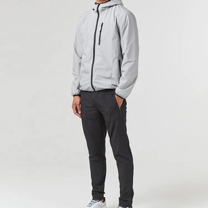 Chaqueta Cortavientos Ligera para Hombre, Recubierta de Nailon, con Capucha, Cierre de Cremallera, Impermeable 10,000mm, para Actividades al Aire Libre, Lluvia, Viajes, Senderismo - Product Image 3
