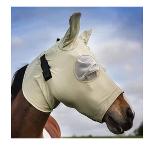 หน้ากากกันแมลงสำหรับม้า HOPE HORSE ผลิตจากวัสดุที่แห้งเร็ว ระบายอากาศได้ดี เป็นมิตรต่อสิ่งแวดล้อม ปรับแต่งได้ตามต้องการ - Product Image 2