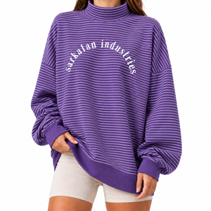 Sudadera de Cuello Alto para Mujer, Calidad Premium, Felpa de Algodón, Estilo Relajado, Moda de Invierno, Logotipo Personalizado, Venta al Por Mayor de Fábrica - Product Image 1