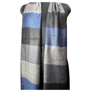 Best Seller Handloom Plaid Check <b>Scarf</b> Artisan HandWoven Unisex Winter Fall Neck Wrap OEM Custom Bulk Supplier for EU US Market - Product Image 4