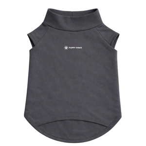 เสื้อยืดกันแดดสำหรับสุนัข สีเทาเข้ม น้ำหนักเบา ป้องกันรังสียูวี เสื้อสำหรับสัตว์เลี้ยงฤดูร้อน เนื้อผ้านุ่ม ยืดหยุ่น ระบายอากาศได้ดี เสื้อผ้าสำหรับสุนัขแบบเย็นสบาย - Product Image 5