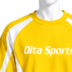 Conjunto Deportivo Amarillo con Paneles en Contraste, Sudadera con Capucha y Pantalones Jogger, Traje Deportivo de Dos Piezas para Entrenamiento, Ropa Deportiva Informal - Product Image 5