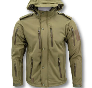 Chaqueta Funcional para Hombre para Actividades al Aire Libre |   Softshell Resistente al Agua y al Viento |   Chaqueta de Trabajo Resistente - Product Image 1